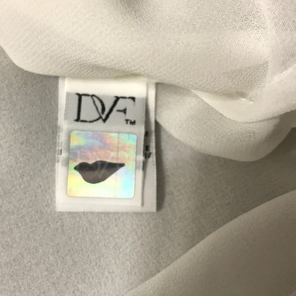 Diane Von Furstenberg Kolby 100% Silk Chiffon Tank - Picture 5 of 7